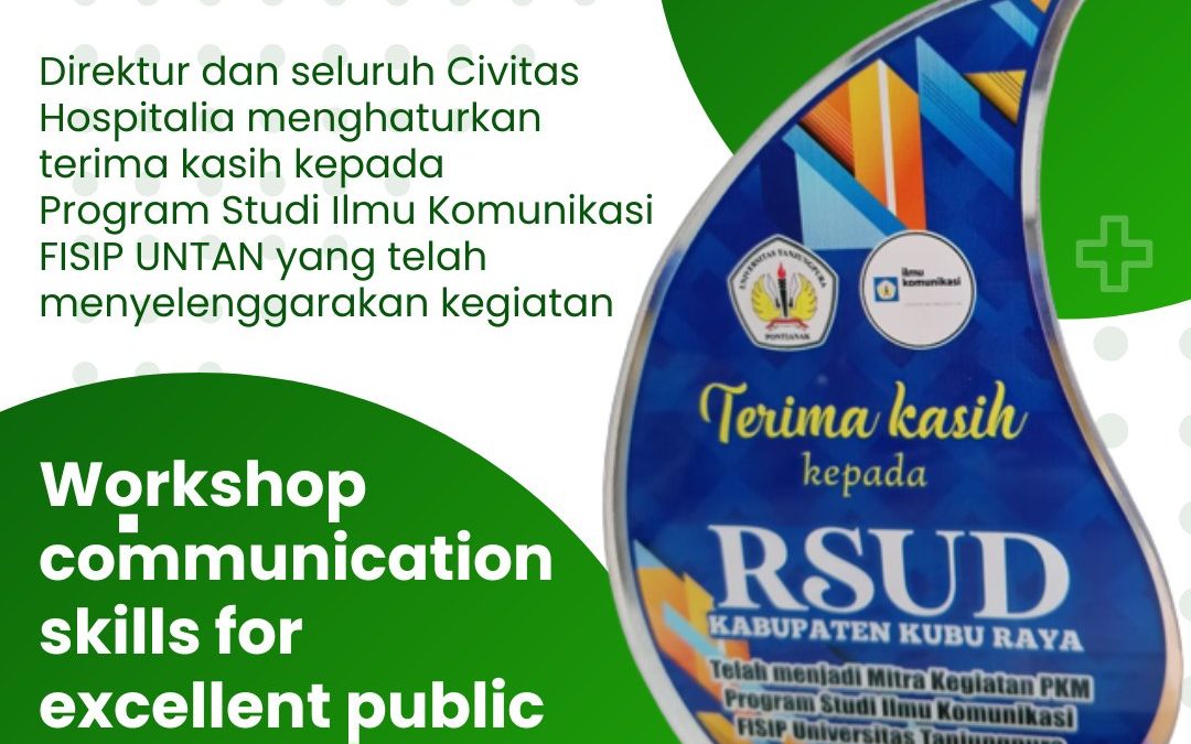 Workshop Communication Skills For Excellent Public Service